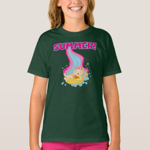 Camiseta Verão louro da menina