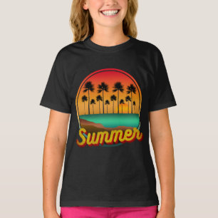 Camiseta verão natureza pôr do sol