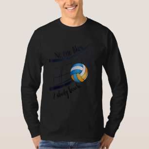 Camiseta Verão Ninguém Gosta De Uma Praia De Voleibol De Pr