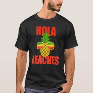 Camiseta Verão Pineapple Sun Glass Cruze Hola Beaches