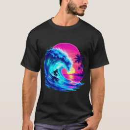 Camiseta Verão Praia Aquarela PNG Oceano Tropical Vibrante