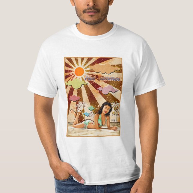 Camiseta Verão quente (Frente)