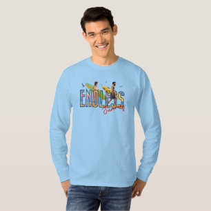 Camiseta Verão sem fim Homens com palha longa