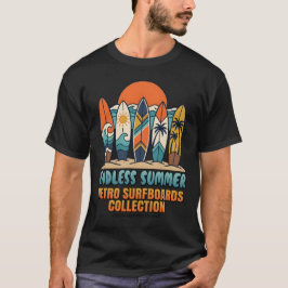 Camiseta Verão Sem Fim Retro Surfboards Praia