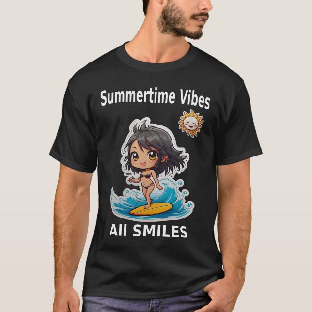 Camiseta Verão todos os sorrisos (Frente)