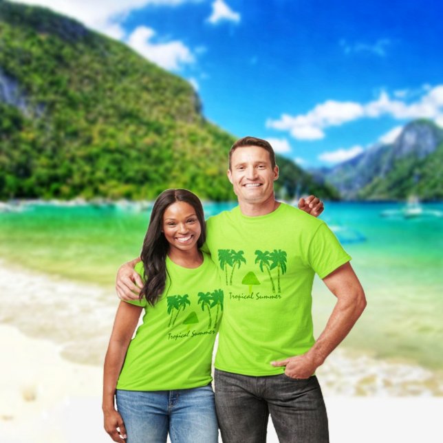 Camiseta Verão tropical (This Tropical Summer T-shirt, is universal, for matching summer wear!)