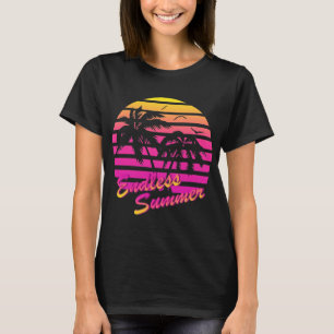 Camiseta Verão Tropical Sem Fim, Vaporwave, 80s