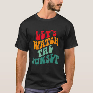 Camiseta Verão Vamos O Que O Pôr do Sol