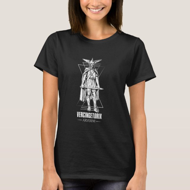 Camiseta Vercingetorix: mito de batalha militar (Frente)