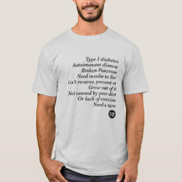 Camiseta Verdade de T1d (homens)