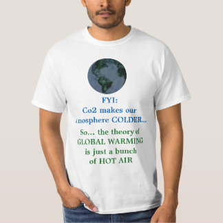 Camiseta Verdade do aquecimento global contra o embuste