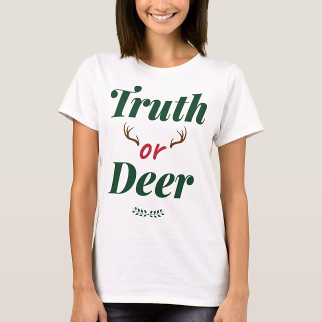 Camiseta Verdade ou veado (Frente)