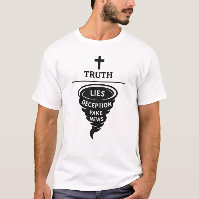 Camiseta Verdade sobre mentiras (Frente)