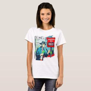 Camiseta Verdade vs. Informações Incorretas: Verificar Ante