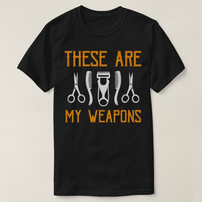 Camiseta Verdadeira Arma de Barber (Frente do Design)