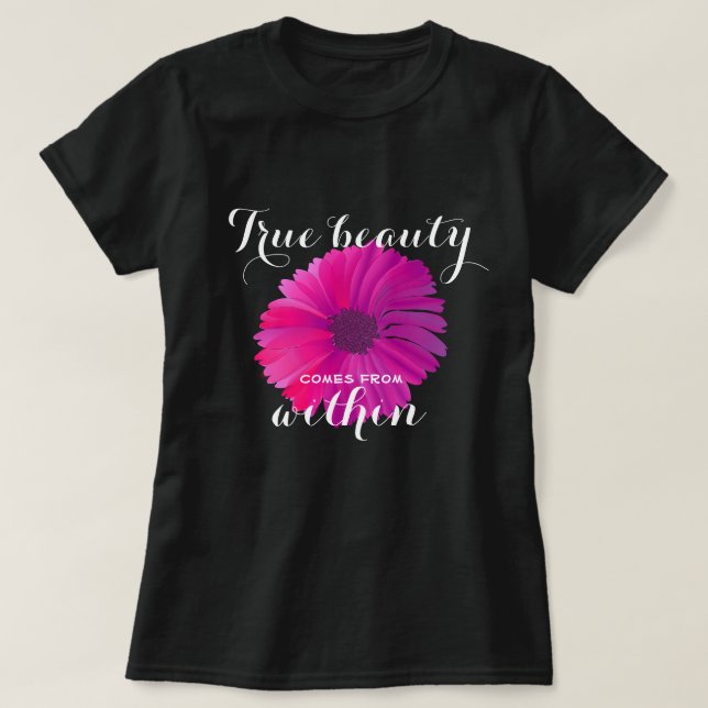 Camiseta Verdadeira beleza (Frente do Design)