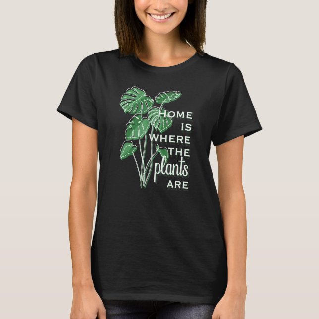 Camiseta Verdadeira Monstera Deliciosa Plant House (Frente)
