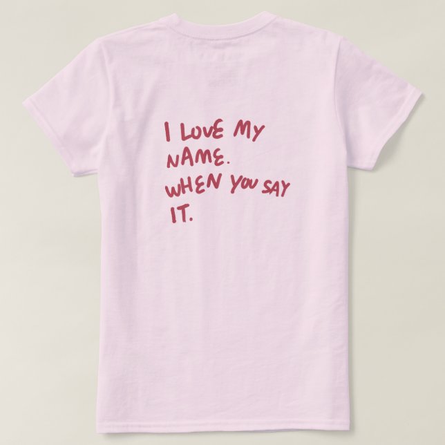 CAMISETA VERDADEIRO AMOR (Verso do Design)