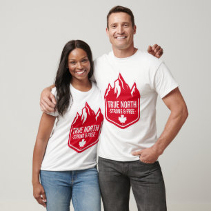 Camiseta Verdadeiro Norte Forte E Livre - Comboio Da Liberd