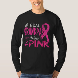 Camiseta Verdadeiros Avós Vestem Consciência do Cancer da M