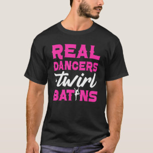 Camiseta Verdadeiros Dançarinos Girl Batons Majorette Twirl