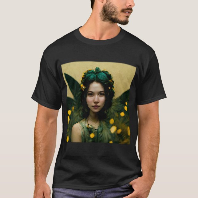 Camiseta Verde Básica Escura (Frente)