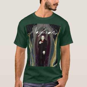 Camiseta verde clássica Nosferatu