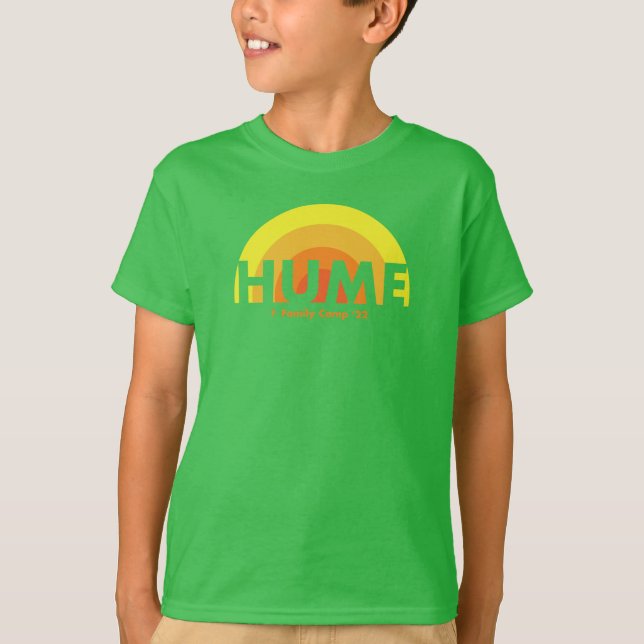 Camiseta Verde da Equipe da Criança (Frente)