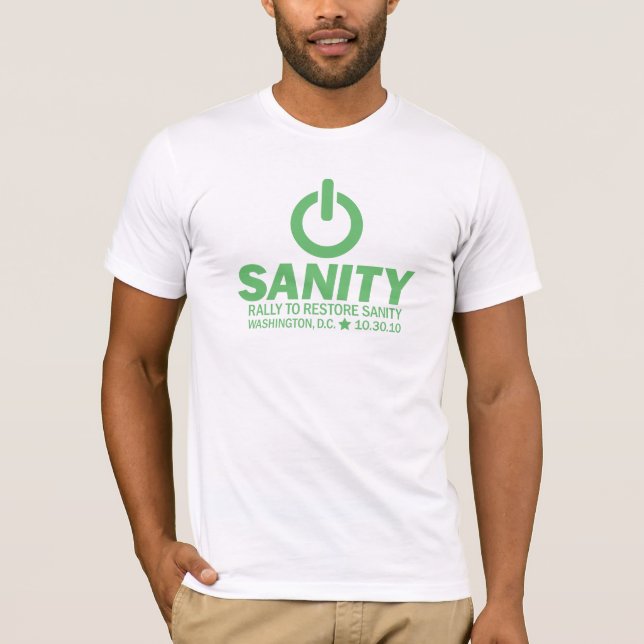 Camiseta Verde da sanidade (Frente)