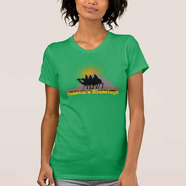 Camiseta Verde das Bênçãos da Estação (Frente)