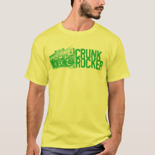 Camiseta Verde de Boombox do balancim de Lil Jon "Crunk "