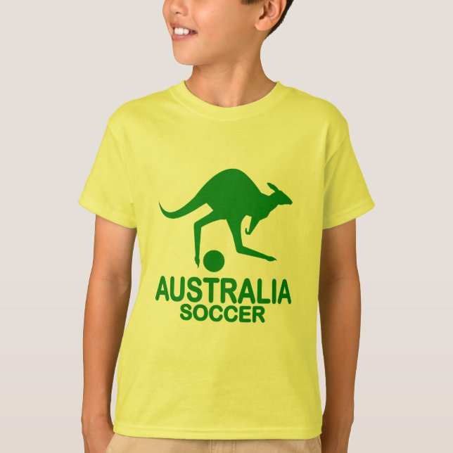 Camiseta Verde de futebol Aussie (Frente)