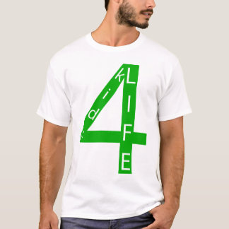 Camiseta Verde de Kids4Life, dobro, luz