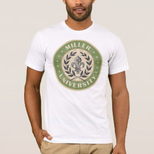 Camiseta Verde de Miller da universidade