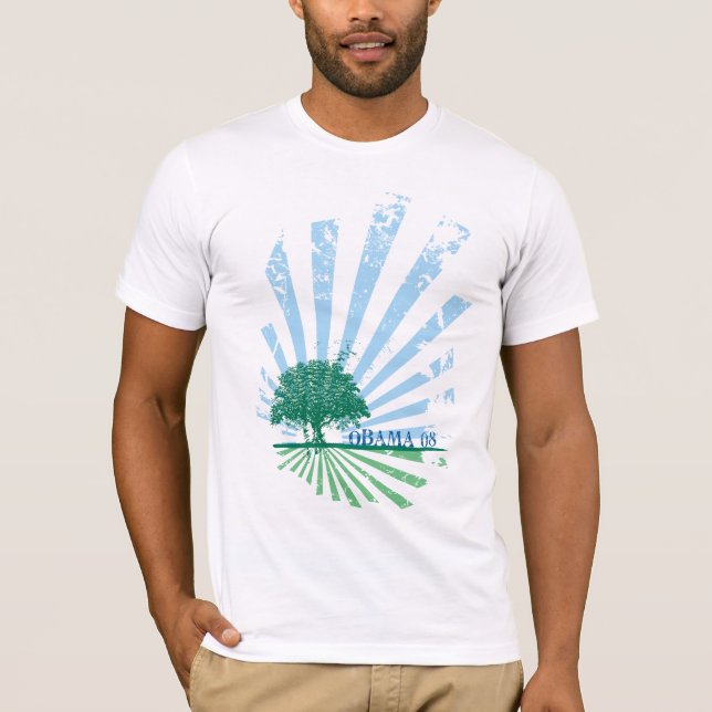 Camiseta Verde de Obama (Frente)