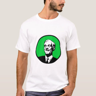 Camiseta Verde do círculo de Ron Paul