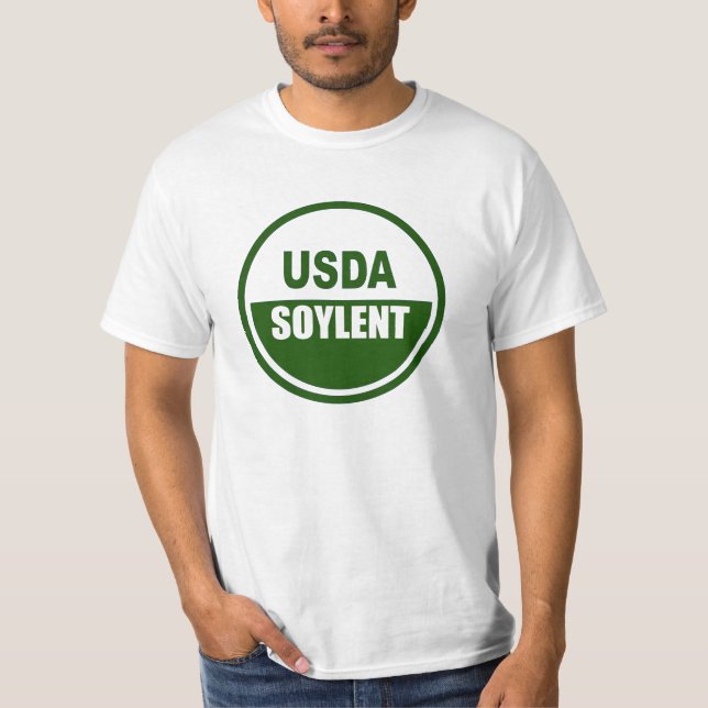 CAMISETA VERDE DO USDA SOYLENT (Frente)