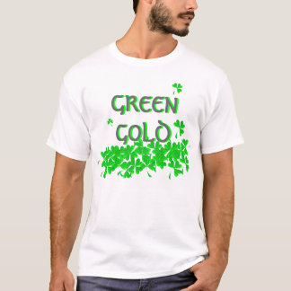 Camiseta Verde Dourado