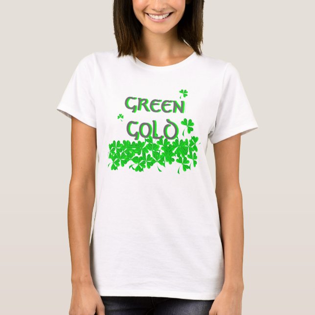 Camiseta Verde Dourado (Frente)