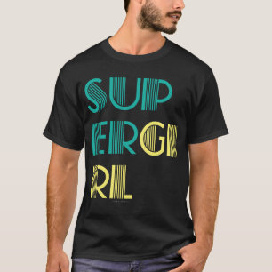 Camiseta Verde e amarelo de Supergirl