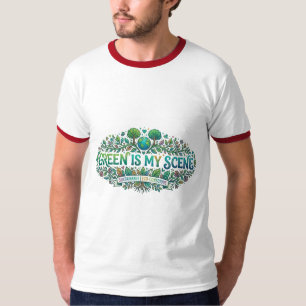 Camiseta Verde é Minha Cena.