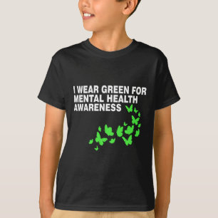 Camiseta Verde em maio Sensibilização Mental para a Saúde M