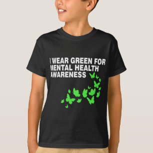 Camiseta Verde em maio Sensibilização Mental para a Saúde M