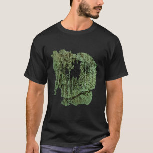 Camiseta Verde Em Torno Do Condedor De Poluição De Água De