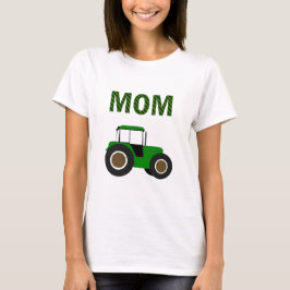 Camiseta Verde Fazenda Trator Festa de Aniversário