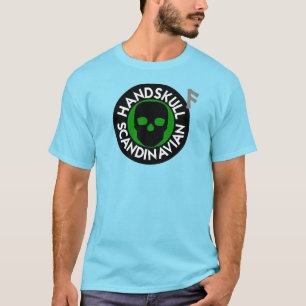 Camiseta verde Florestal HANDSKULL LIV básica P4