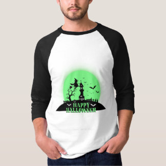 Camiseta Verde Homem do Dia das Bruxas