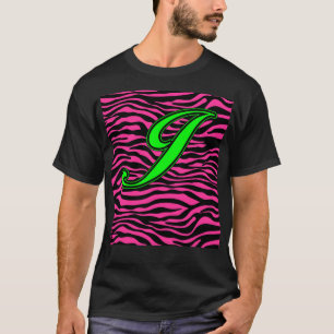CAMISETA VERDE J DA ZEBRA DO ROSA QUENTE