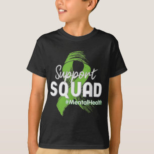 Camiseta Verde limão de Sensibilização para a Saúde Mental