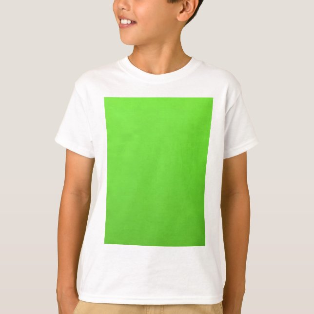 Camiseta verde limão subaquático (Frente)